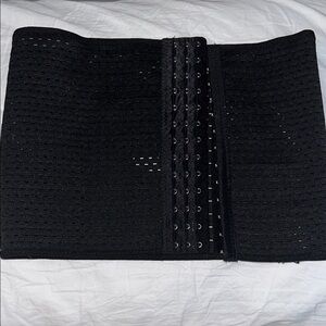 Waist trainer stretchy corset with hook & eye closures